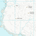 UK Topographic Maps Argyll and Bute (NM34) digital map