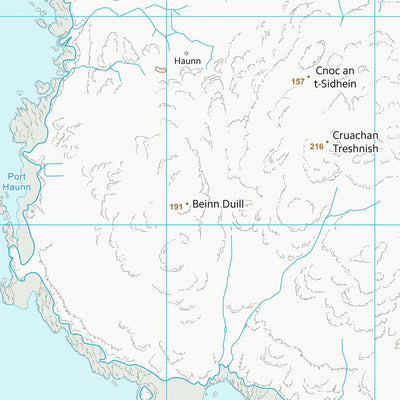 UK Topographic Maps Argyll and Bute (NM34) digital map