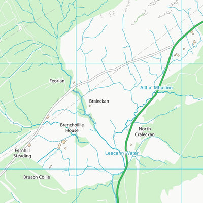 UK Topographic Maps Argyll and Bute (NN00) digital map