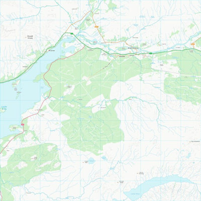 UK Topographic Maps Argyll and Bute (NN12) digital map