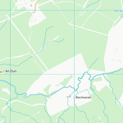 UK Topographic Maps Argyll and Bute (NN12) digital map