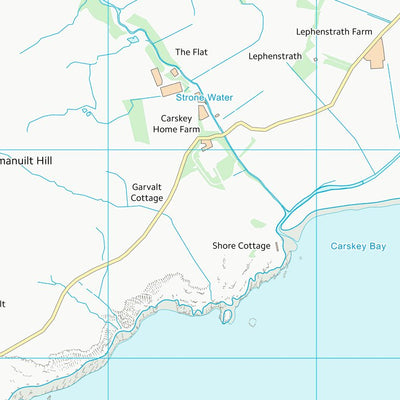 UK Topographic Maps Argyll and Bute (NR60) digital map