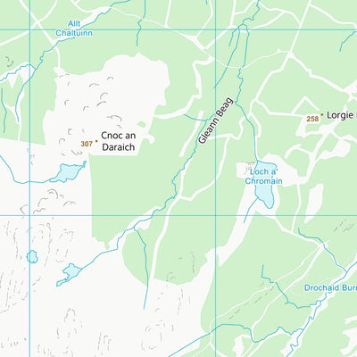 UK Topographic Maps Argyll and Bute (NR74) digital map