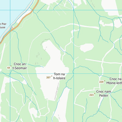 UK Topographic Maps Argyll and Bute (NR98) digital map