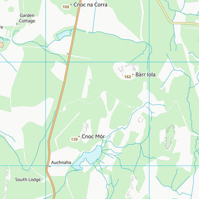 UK Topographic Maps Argyll and Bute (NR98) digital map