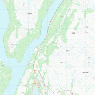 UK Topographic Maps Argyll and Bute (NS29) digital map