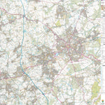 UK Topographic Maps Ault Hucknall Ward 1 (1:25,000) digital map