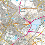 UK Topographic Maps Ault Hucknall Ward 1 (1:25,000) digital map