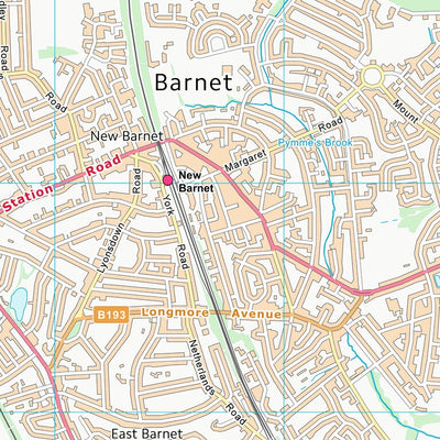 UK Topographic Maps Barnet London Boro (TQ29) digital map