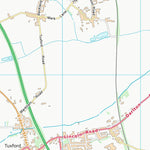 UK Topographic Maps Bassetlaw District (SK77) digital map