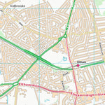 UK Topographic Maps Bexley London Boro (TQ47) digital map