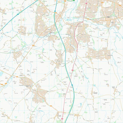 UK Topographic Maps Blaby District (SP59) digital map