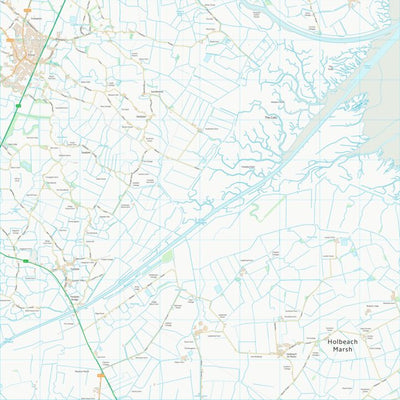 UK Topographic Maps Boston District (B) (TF33) digital map