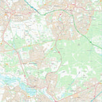 UK Topographic Maps Bracknell Forest (B) (SU86) digital map