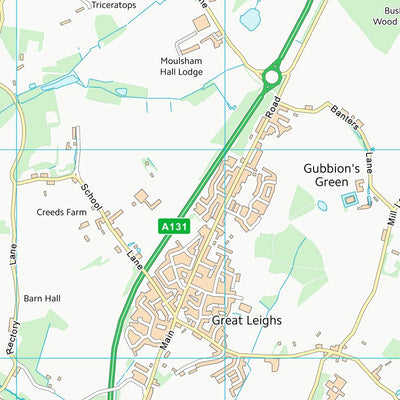 Braintree District (TL71) Map by UK Topographic Maps | Avenza Maps