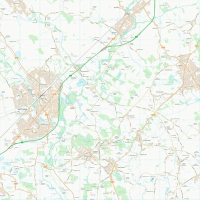 UK Topographic Maps Braintree District (TL81) digital map