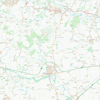 UK Topographic Maps Braintree District (TL82) digital map