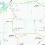 UK Topographic Maps Breckland District (TG01) digital map