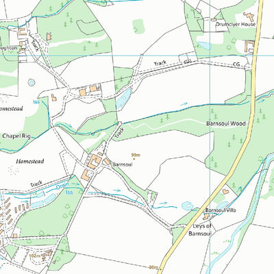 UK Topographic Maps Castle Douglas and Crocketford Ward 6 (1:10,000) digital map