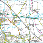 UK Topographic Maps Caxton & Papworth Ward 1 (1:50,000) digital map