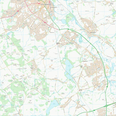 UK Topographic Maps Charnwood District (B) (SK51) digital map