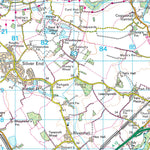 UK Topographic Maps Chartham & Stone Street Ward 1 (1:50,000) digital map