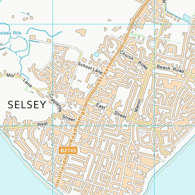 UK Topographic Maps Chichester District (SZ89) digital map