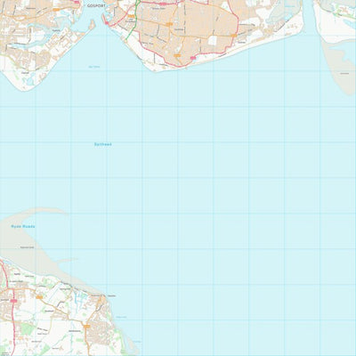 UK Topographic Maps City of Portsmouth (B) (SZ69) digital map