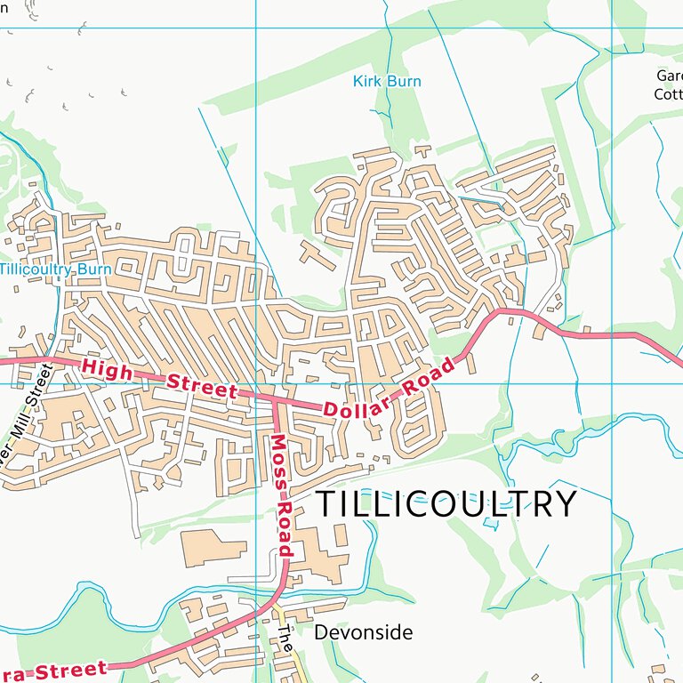 Clackmannanshire (NS99) Map by UK Topographic Maps | Avenza Maps