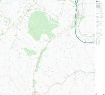 UK Topographic Maps Clydesdale East Ward 4 (1:10,000) digital map