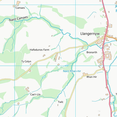 UK Topographic Maps Conwy - Conwy (SH86) digital map