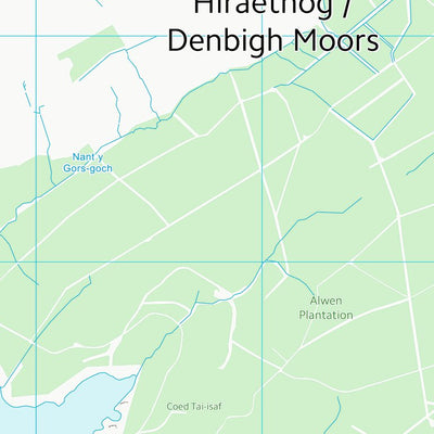 UK Topographic Maps Conwy - Conwy (SH95) digital map