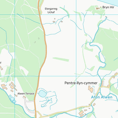 UK Topographic Maps Conwy - Conwy (SH95) digital map