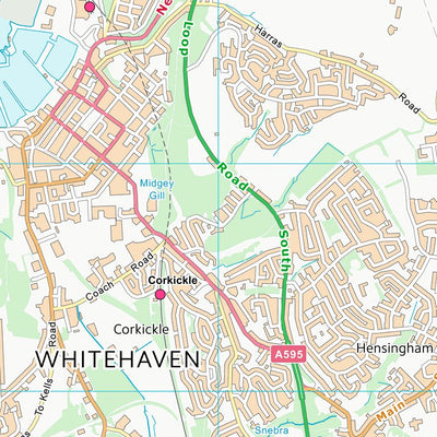 UK Topographic Maps Copeland District (B) (NX91) digital map