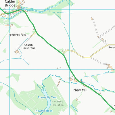 UK Topographic Maps Copeland District (B) (NY00) digital map