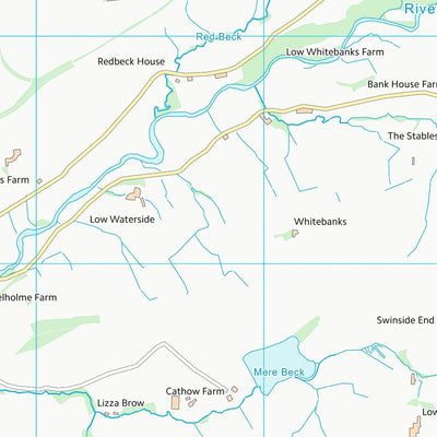 UK Topographic Maps Copeland District (B) (NY01) digital map