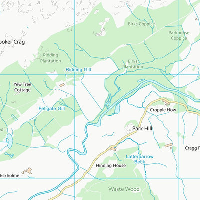 UK Topographic Maps Copeland District (B) (SD19) digital map