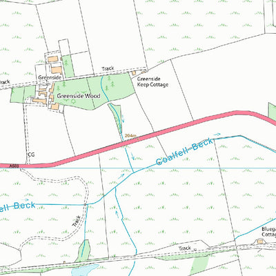 UK Topographic Maps Corby and Hayton Ward 1 (1:10,000) digital map