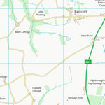 UK Topographic Maps Cornwall (SS21) digital map