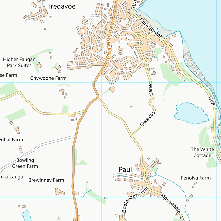 Cornwall (SW42) Map by UK Topographic Maps | Avenza Maps