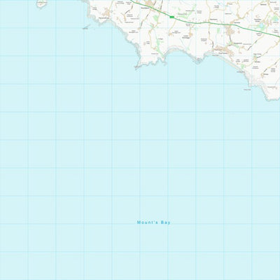 UK Topographic Maps Cornwall (SW52) digital map