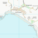 UK Topographic Maps Cornwall (SW52) digital map