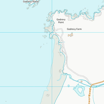 UK Topographic Maps Cornwall (SW54) digital map