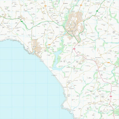 UK Topographic Maps Cornwall (SW62) digital map