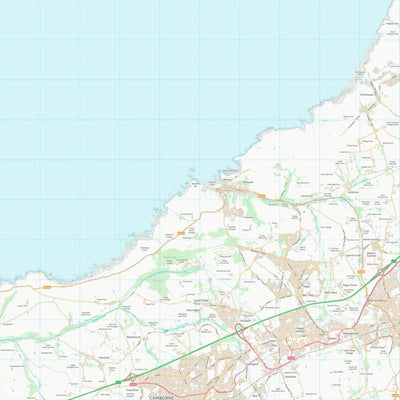 UK Topographic Maps Cornwall (SW64) digital map