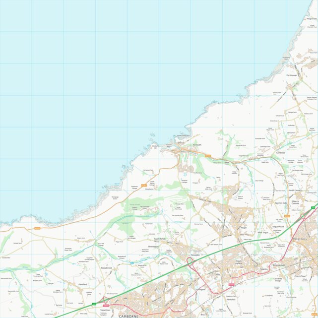 Cornwall Map Rcht Cornwall (SW64) Map by UK Topographic Maps | Avenza Maps