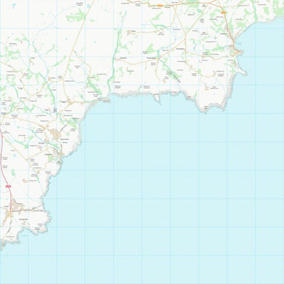 UK Topographic Maps Cornwall (SW71) digital map