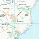 UK Topographic Maps Cornwall (SW71) digital map