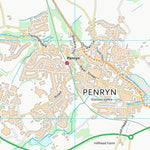 UK Topographic Maps Cornwall (SW73) digital map