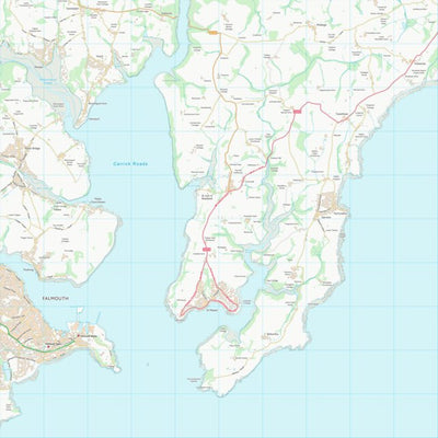 UK Topographic Maps Cornwall (SW83) digital map